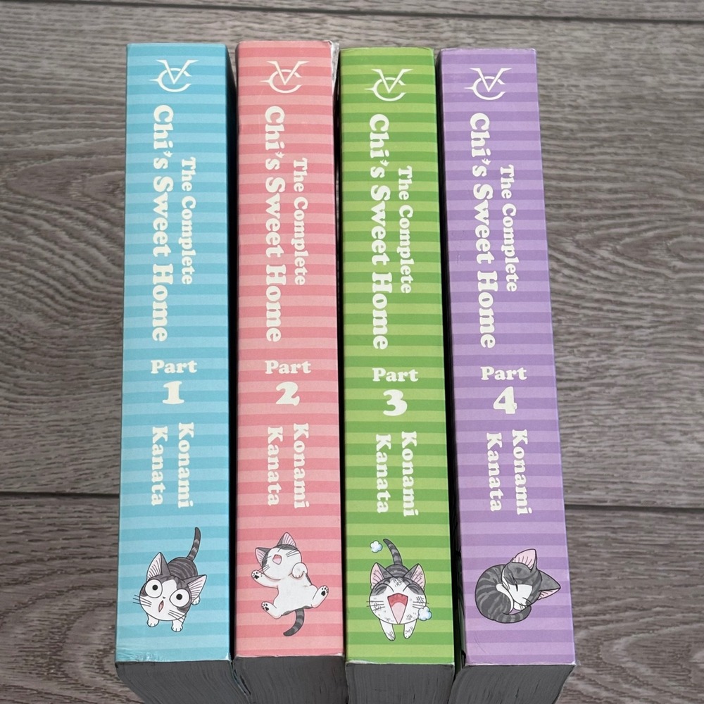 Vertical Comics The Complete Chi's Sweet Home Manga Parts 1-4 Konami Kanata Set